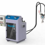 ViScaFeed mit ViscoTec 2K Dispenser – für vollautomatisierte Verguss Anwendungen.