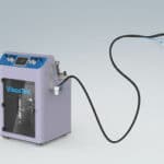 ViScaMix 2K Dosiersystem mit ViscoTec RD Dispensern – für manuelle Verguss Anwendungen.