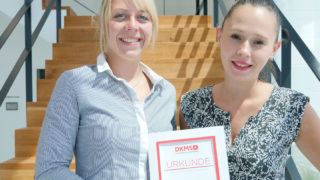 Urkunde der DKMS an ViscoTec