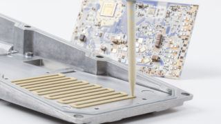 SEMICOSIL® Anwendungsmuster, Wärmeleitkleber, Wärmeleitpaste, Elektronik, Entwärmung, Silicondichtung