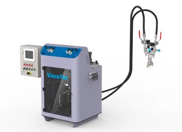 ViScaFeed with ViscoTec 2-component dispenser – for fully automated potting applications.