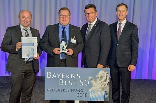 Bayers Best 50 Preisverleihung Gruppenbild 2018