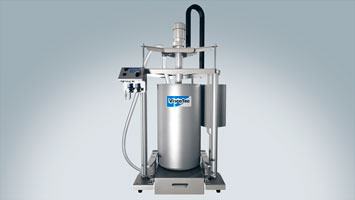 ViscoTec drum emptying system.