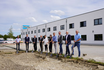 Spatenstich für ViscoTec Neubau