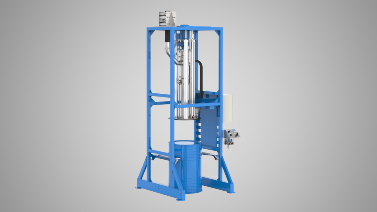 ViscoMT-XL fluid emptying system for industrial applications