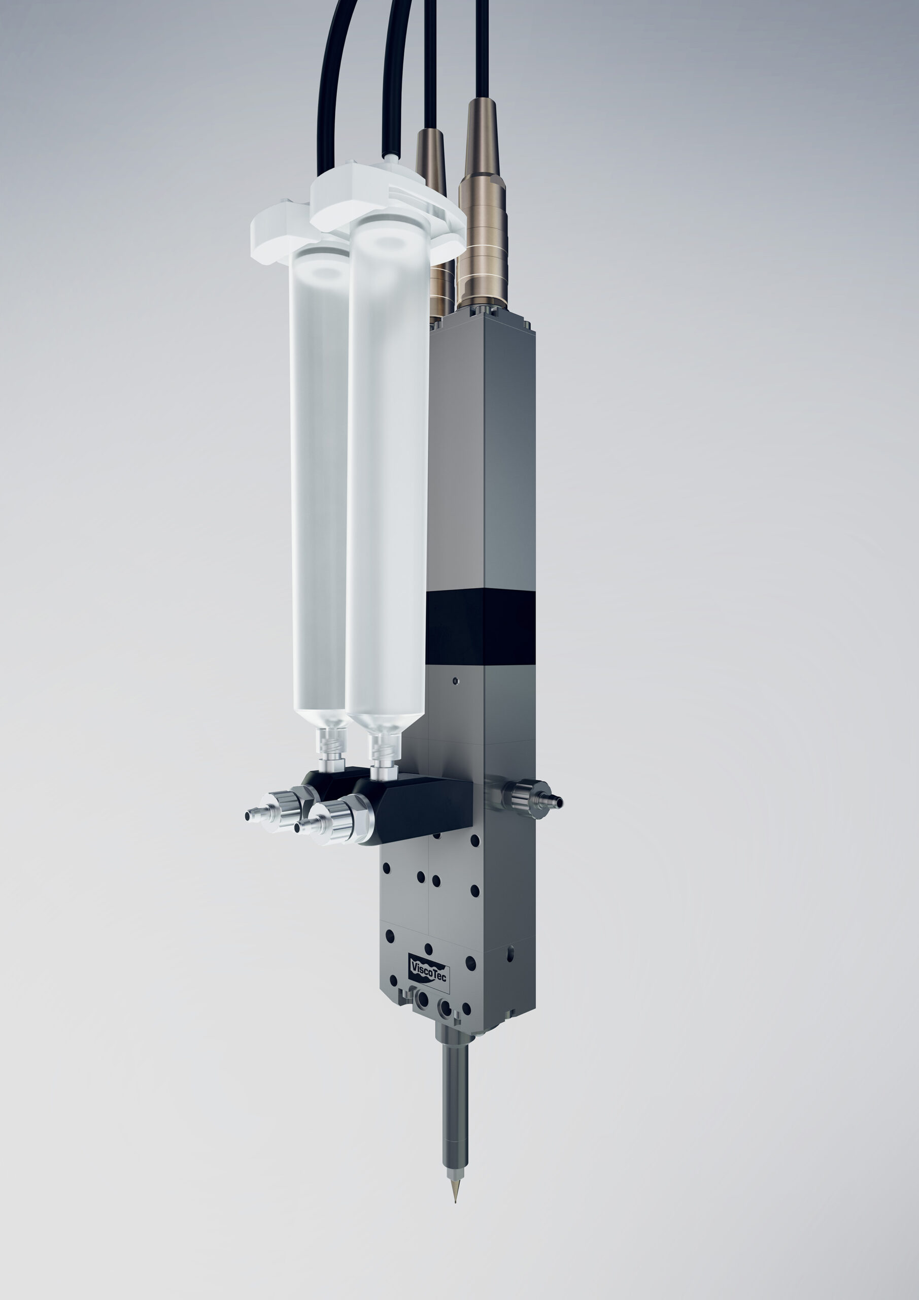 vipro-HEAD-FDA-print-head-2-component Fassentleersystem vipro-FEED L plus (Bildquelle: ViscoTec)